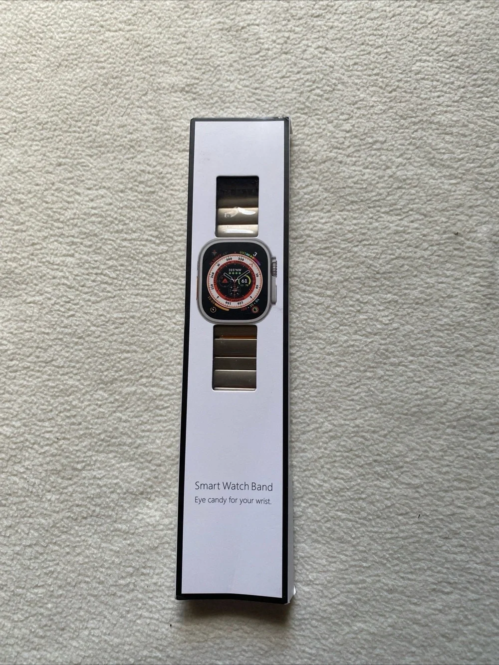 Gold Metal Link Smart Watch Band - Elegant Replacement Strap